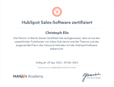 220920 Sales Software Zertifikat Christoph